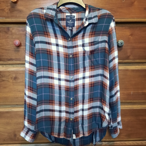 American Eagle Outfitters Tops - American Eagle Flannel